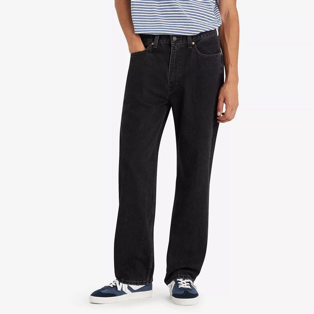 565™ LOOSE STRAIGHT MEN'S JEANS 32x28 Faded Black